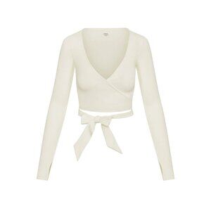 MONDAY Swimwear Monday Active Yosemite Top in Ivory Rib